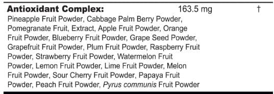 gfuel antioxidants