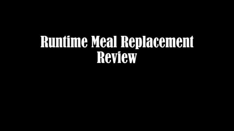 Runtime Meal Replacement Review