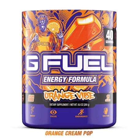 Gfuel Orange Vibe Tub