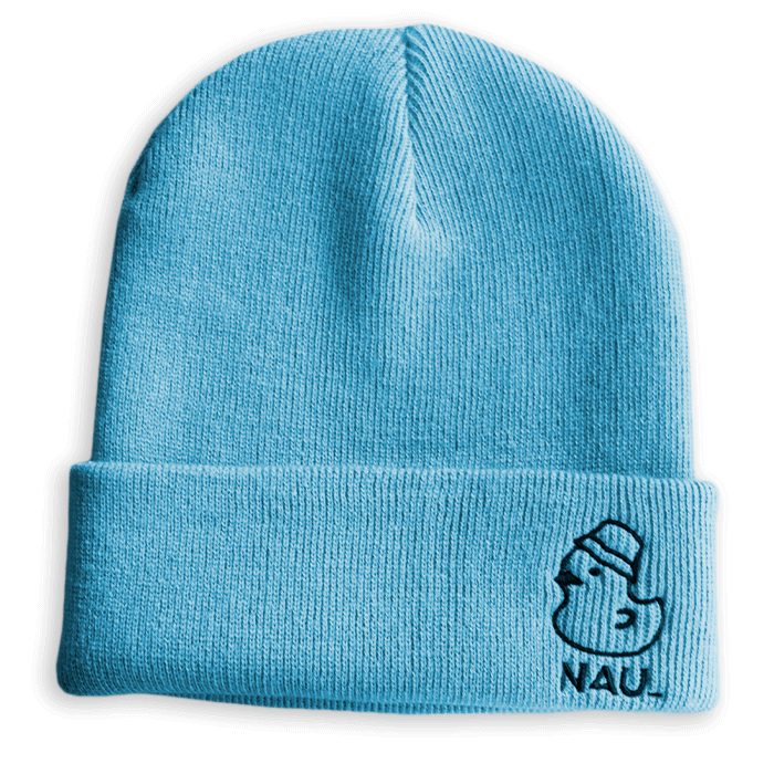 NAU BEANIE GLACIER BLUE