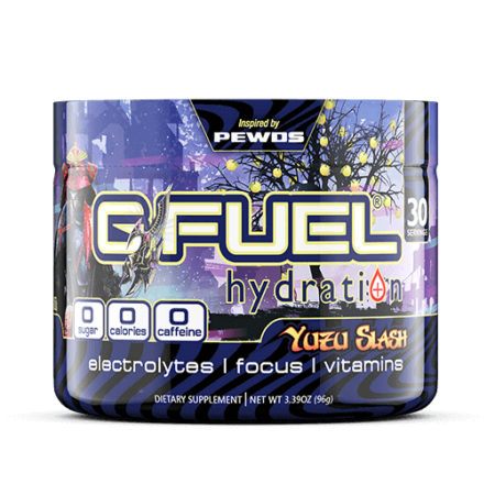 Gfuel yuzu slash hydration formula