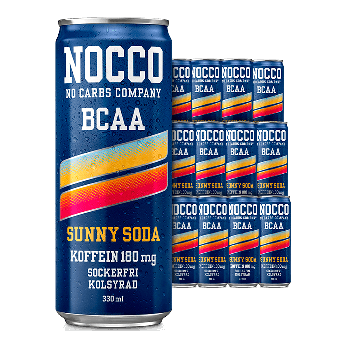 nocco sunny soda 12 pack