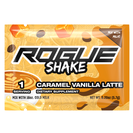 Rogue Shake sample caramel vanilla latte