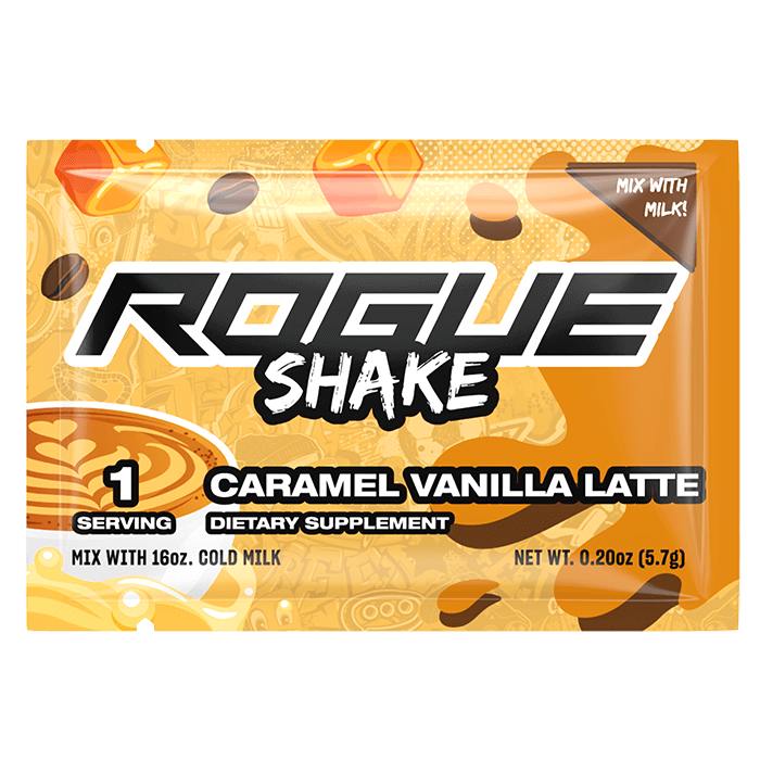 Rogue Shake sample caramel vanilla latte