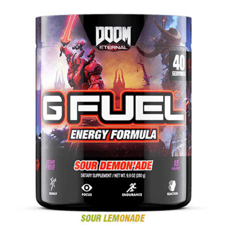 gfuel sour demonade 40 serv