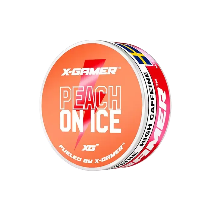 X-Gamer Energy Pouches Peach On Ice