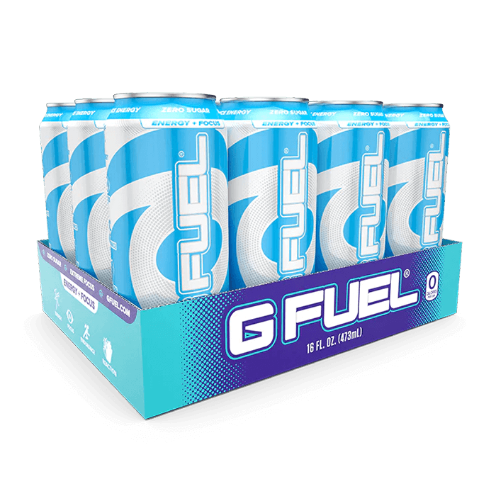 GFUEL Blue Ice Cans Cans 12-pack