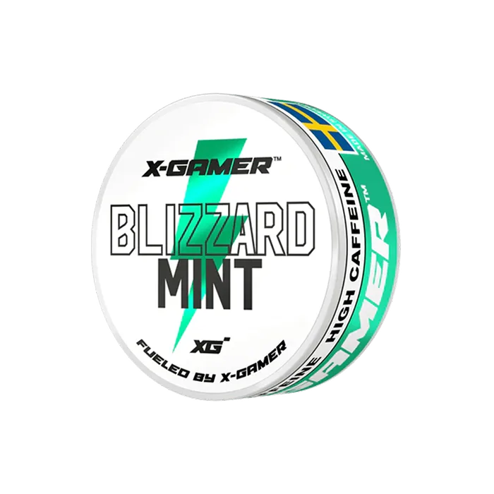 X-Gamer Energy Pouches Blizzard Mint