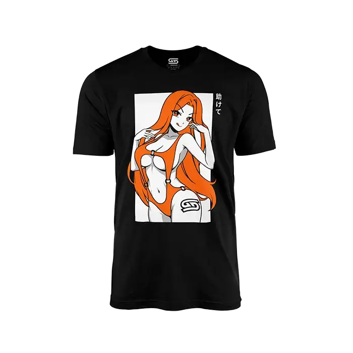 GamerSupps Waifu Shirt Lifesaver Black