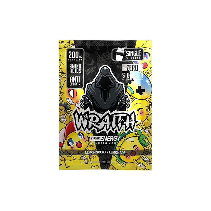 Wraith Energy Sample Lemon Society Lemonade