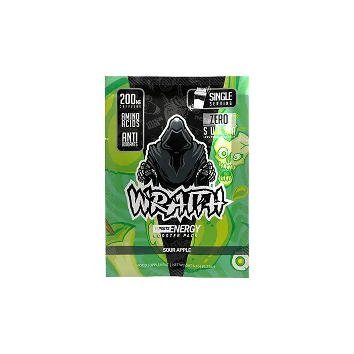 Wraith Energy Sour Apple Sample