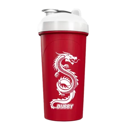 Dubby White Dragon Red Shaker