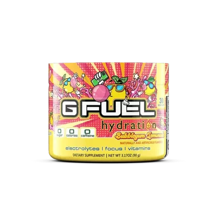 GFUEL Hydration Bubblegum Lemonade