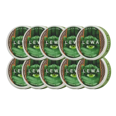 LEWA Energy Pouches Cola & Lime 10-pack