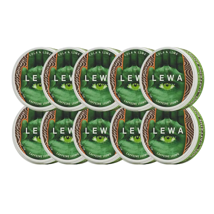 LEWA Energy Pouches Cola & Lime 10-pack