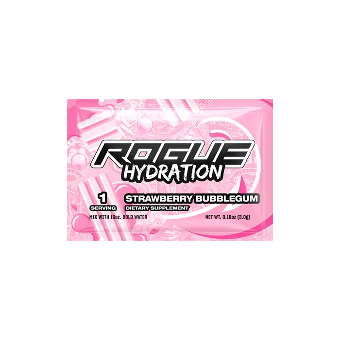 Rogue Energy Strawberry Bubblegum Sample