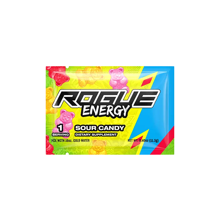 Rogue Energy Sour Candy Sample