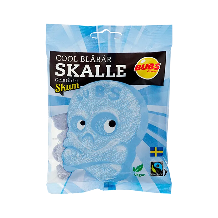 Cool Blåbär Skalle - Bubs