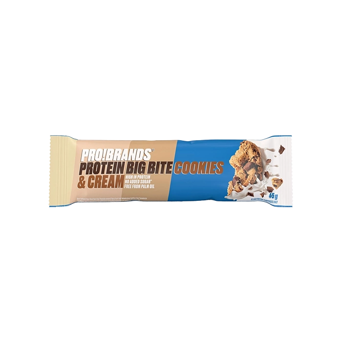 ProBrands Big Bite Protein Bar Cookies & Cream